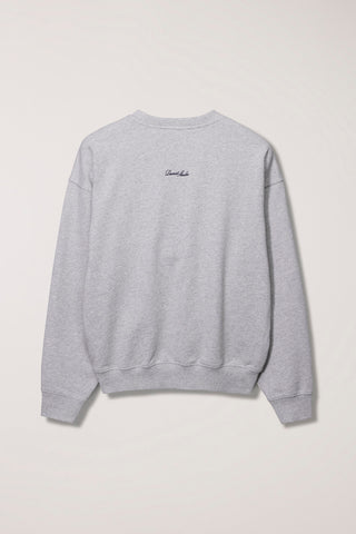 UNISEX ARCH LOGO SWEATSHIRT MELANGE GREY
