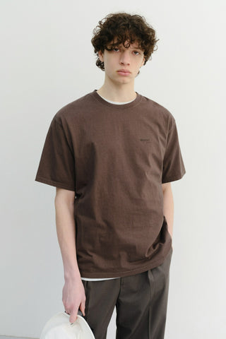 UNISEX GARMENT DYED T-SHIRT BROWN