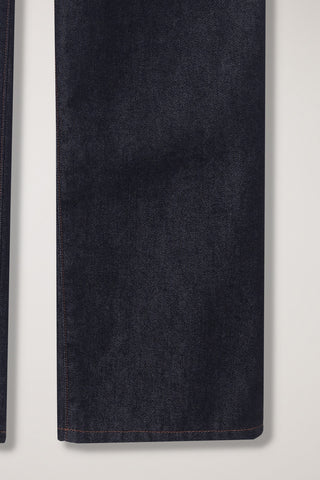 ESSENTIAL STRAIGHT FULL LENGTH JEANS RAW DENIM