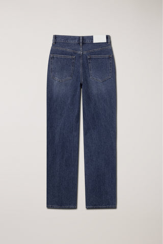 RELAXED FLARED JEANS CLASSIC BLUE
