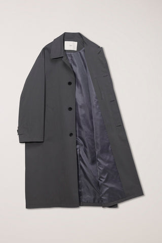 UNISEX REFINED MAC COAT ASH GREY