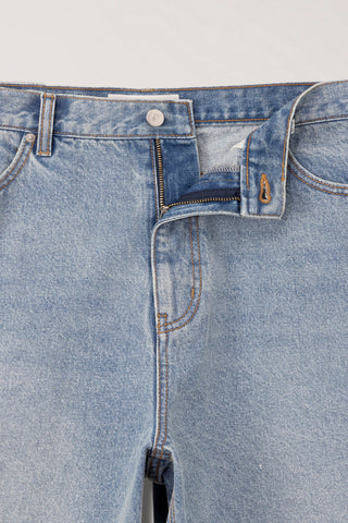 CLASSIC CARPENTER DENIM SHORTS LIGHT BLUE