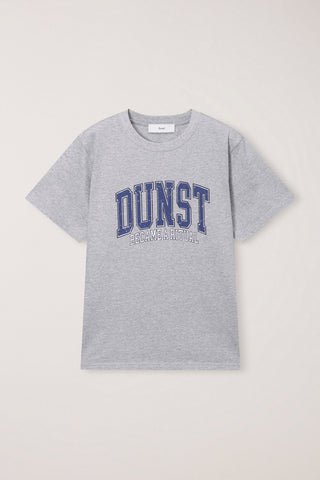 UNISEX VINTAGE ARCH LOGO T-SHIRT MELANGE GREY