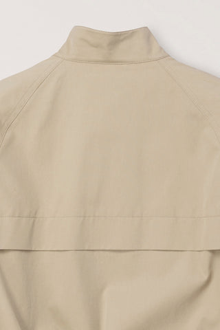 UNISEX VOLUME HARRINGTON JACKET BEIGE