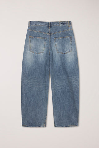 RELAXED CURVED JEANS VINTAGE BLUE