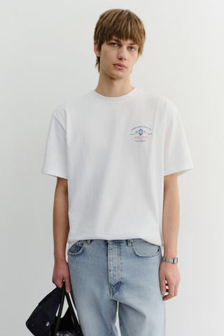 UNISEX CUPID ARCH BACK LOGO T-SHIRT OFF WHITE