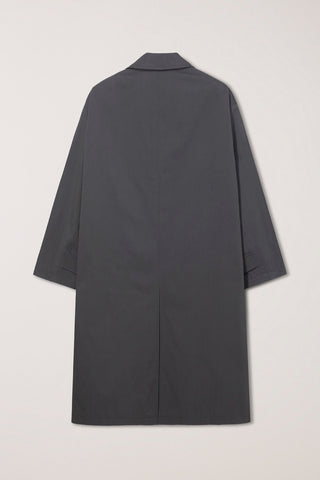 UNISEX REFINED MAC COAT ASH GREY