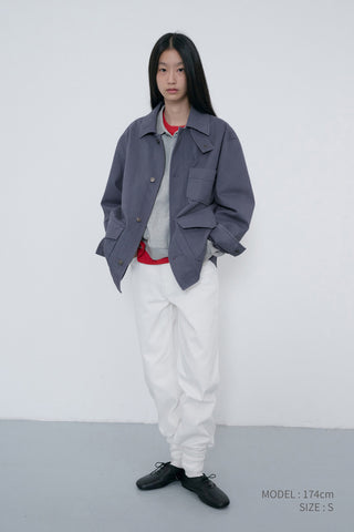 UNISEX CHORE JACKET BLUE