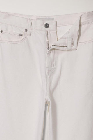 90S WIDE LEG NEW JEANS CREAM WHITE