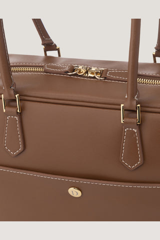 CLASSIC 28 LEATHER BAG TAN