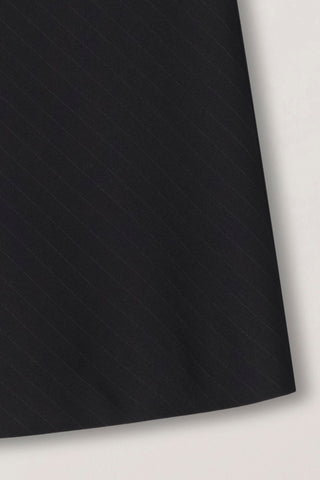 BIAS MIDI STRIPED SKIRT BLACK STRIPE