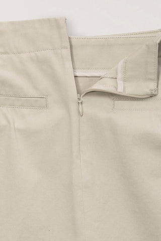 90S MIDI SKIRT BEIGE
