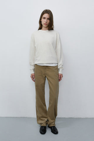 ESSENTIAL STRAIGHT CORDUROY JEANS ETOUPE