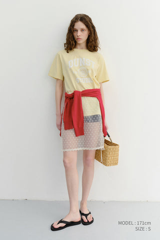 UNISEX CLASSIC LOGO T-SHIRT LEMON