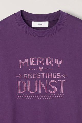 UNISEX PIXEL SWEATSHIRT PURPLE