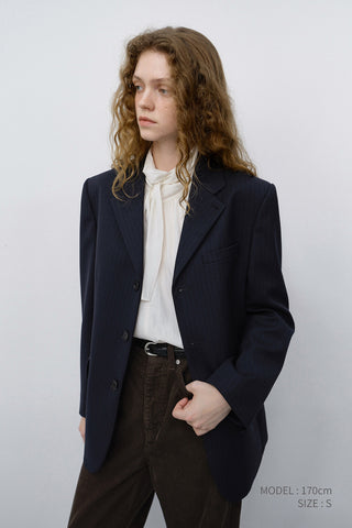 TIE BLOUSE CREAM