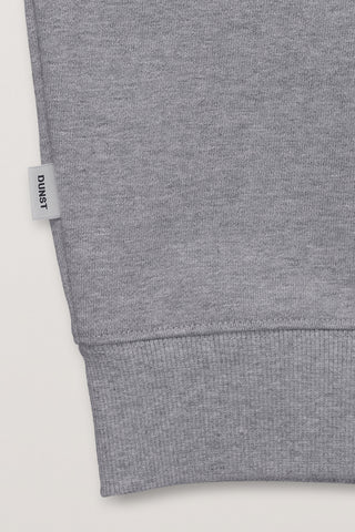 UNISEX VINYL SWEATSHIRT MELANGE GREY