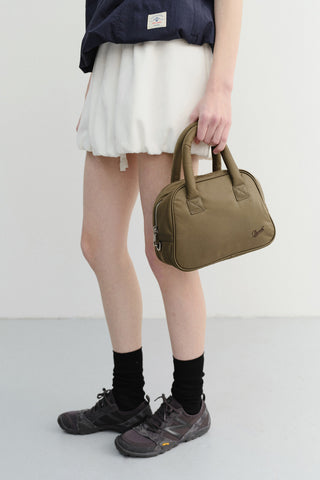 NYLON BOSTON TOTE BAG KHAKI