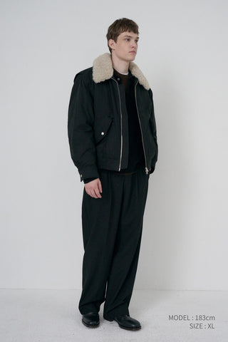 UNISEX FLIGHT PADDED JACKET BLACK