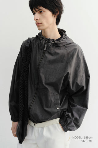 UNISEX SUMMER BREEZE WINDBREAKER BLACK