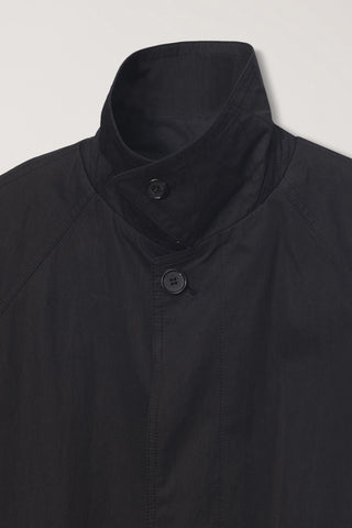 UNISEX REFINED MAC COAT BLACK