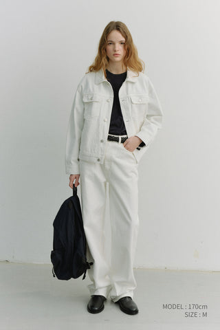 LOOSE JEANS ECRU
