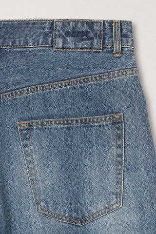 RELAXED CURVED JEANS VINTAGE BLUE