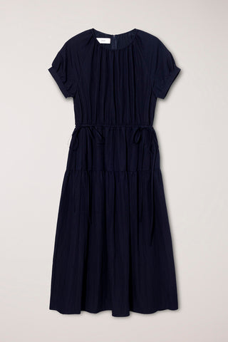 HALF SLEEVE DRESS DEEP NAVY