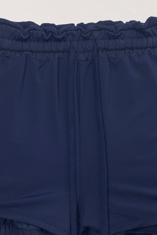 MINI VOLUMED SKIRT NAVY