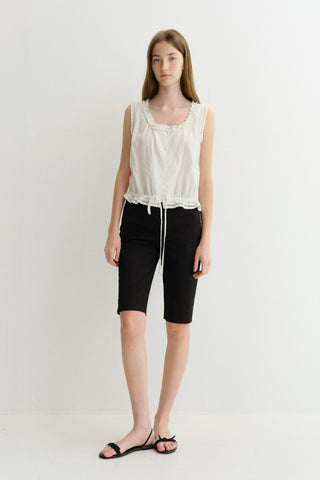 SLIM BIKER SHORTS BLACK