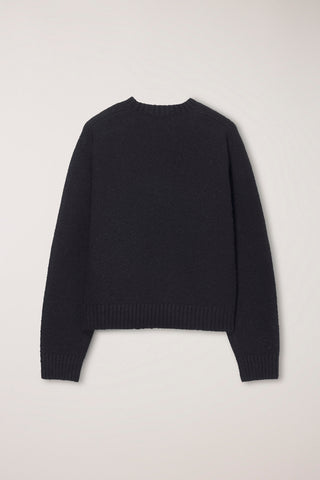 UNISEX SHAGGY DOG SWEATER BLACK