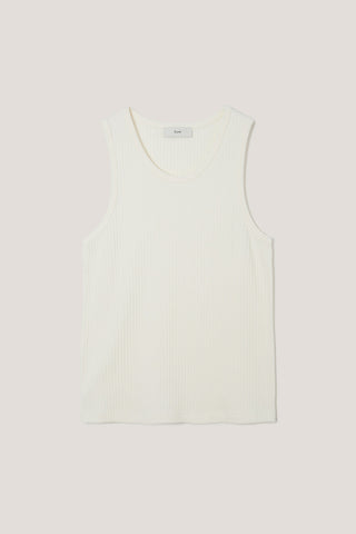 RELAXED SLEEVELESS TOP IVORY