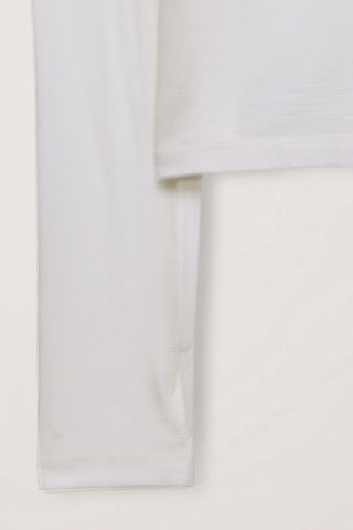ESSENTIAL ROLL NECK TOP OFF WHITE