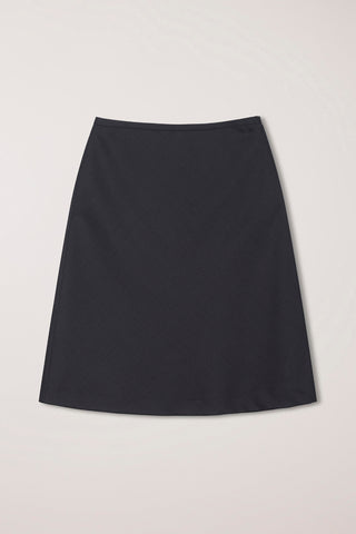 BIAS MIDI CHECKED SKIRT BLACK CHECK