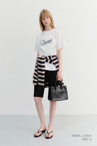 UNISEX CHAIN LOGO T-SHIRT OFF WHITE