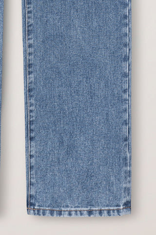 ESSENTIAL STRAIGHT FULL LENGTH JEANS CLASSIC BLUE