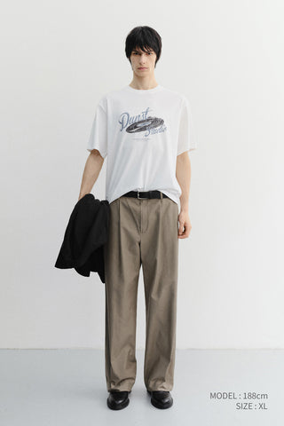 UNISEX VINYL T-SHIRT OFF WHITE