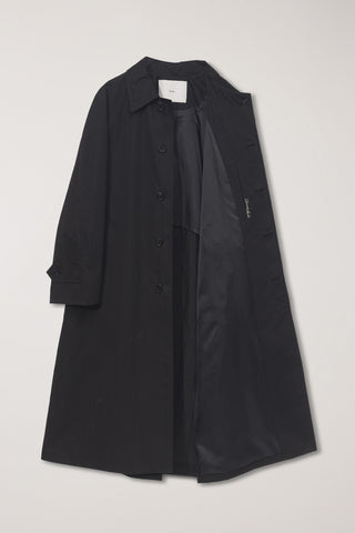 UNISEX REFINED MAC COAT BLACK