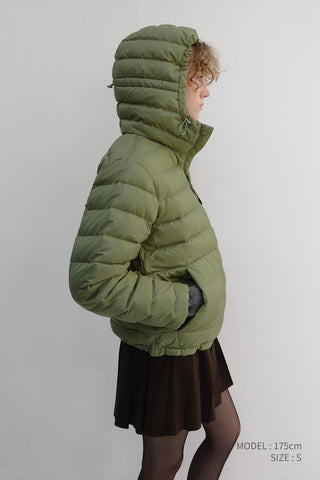 UNISEX LIGHT GOOSE DOWN JACKET OLIVE