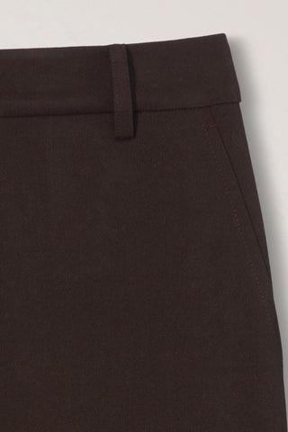 H-LINE LONG SKIRT BROWN