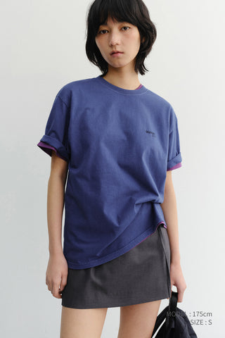 UNISEX GARMENT DYED T-SHIRT BLUE