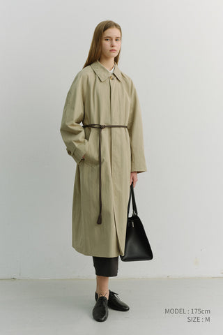 UNISEX REFINED MAC COAT KHAKI