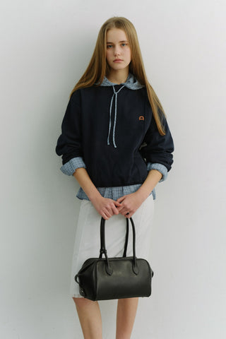 UNISEX DUNST LOGO CREASE SWEATSHIRT FRENCH NAVY