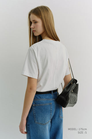 UNISEX LOOSE T-SHIRT WHITE