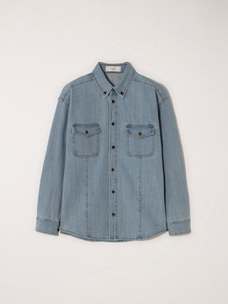 UNISEX CLASSIC DENIM SHIRT LIGHT BLUE