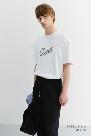 UNISEX CHAIN LOGO T-SHIRT OFF WHITE