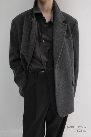 WINTER FLANNEL SLACKS BLACK