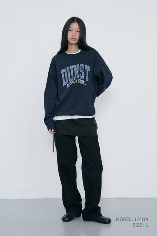 UNISEX ARCH LOGO SWEATSHIRT FRENCH NAVY