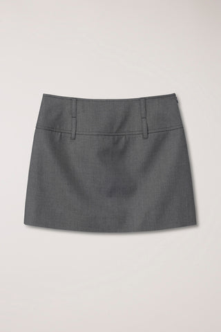 MICRO MINI SKIRT GREY
