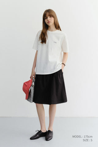 UNISEX GARMENT DYED T-SHIRT OFF WHITE